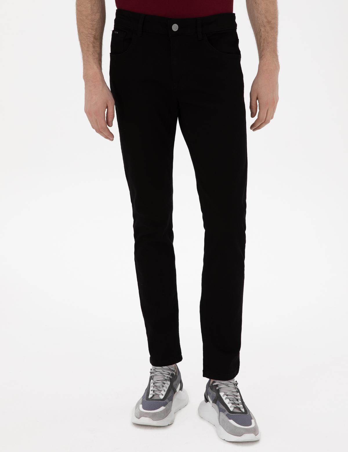 Siyah Slim Fit Jean Pantolon - 50305919004