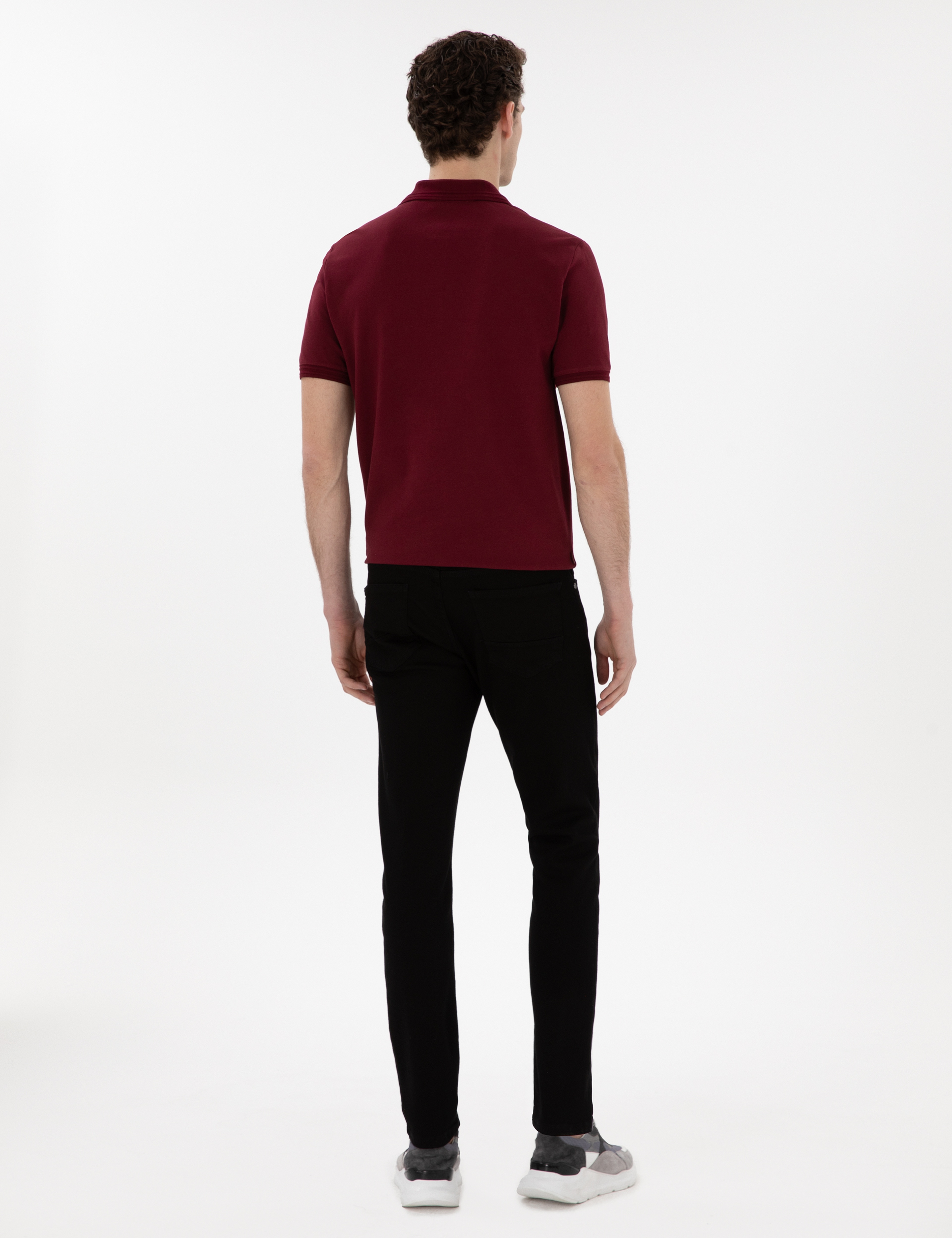 Siyah Slim Fit Jean Pantolon