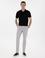 Açık Gri Slim Fit Yazlık Kanvas Pantolon