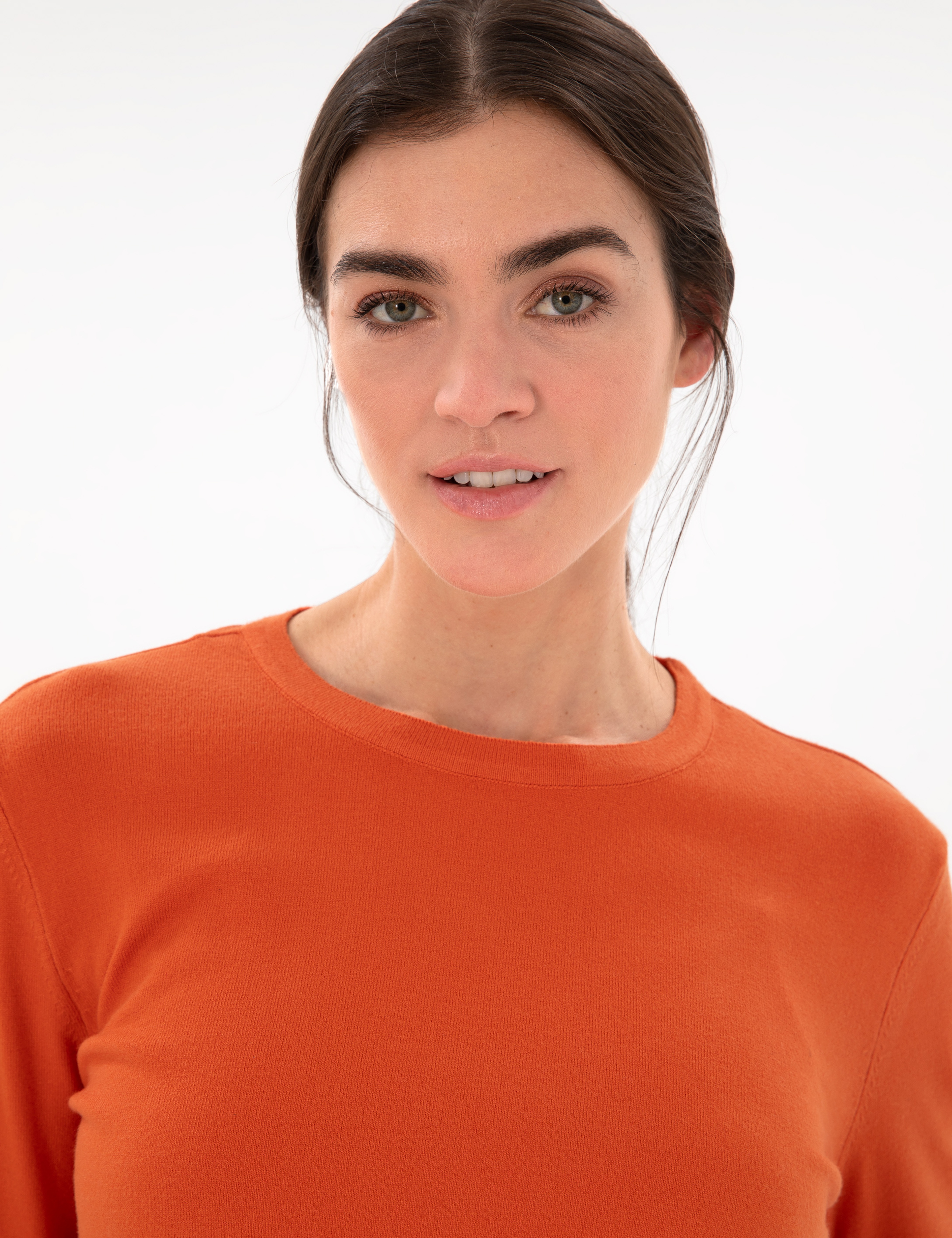 Kiremit Slim Fit Basic Kazak - Image 2