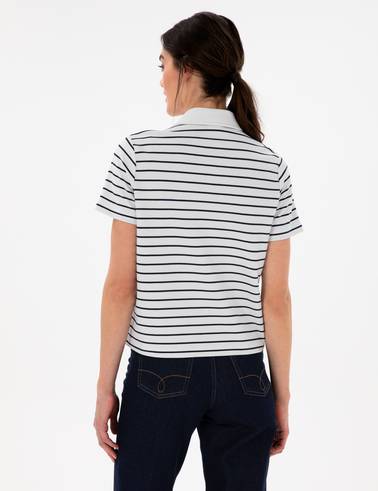 Lacivert Regular Fit Polo Yaka Tişört
