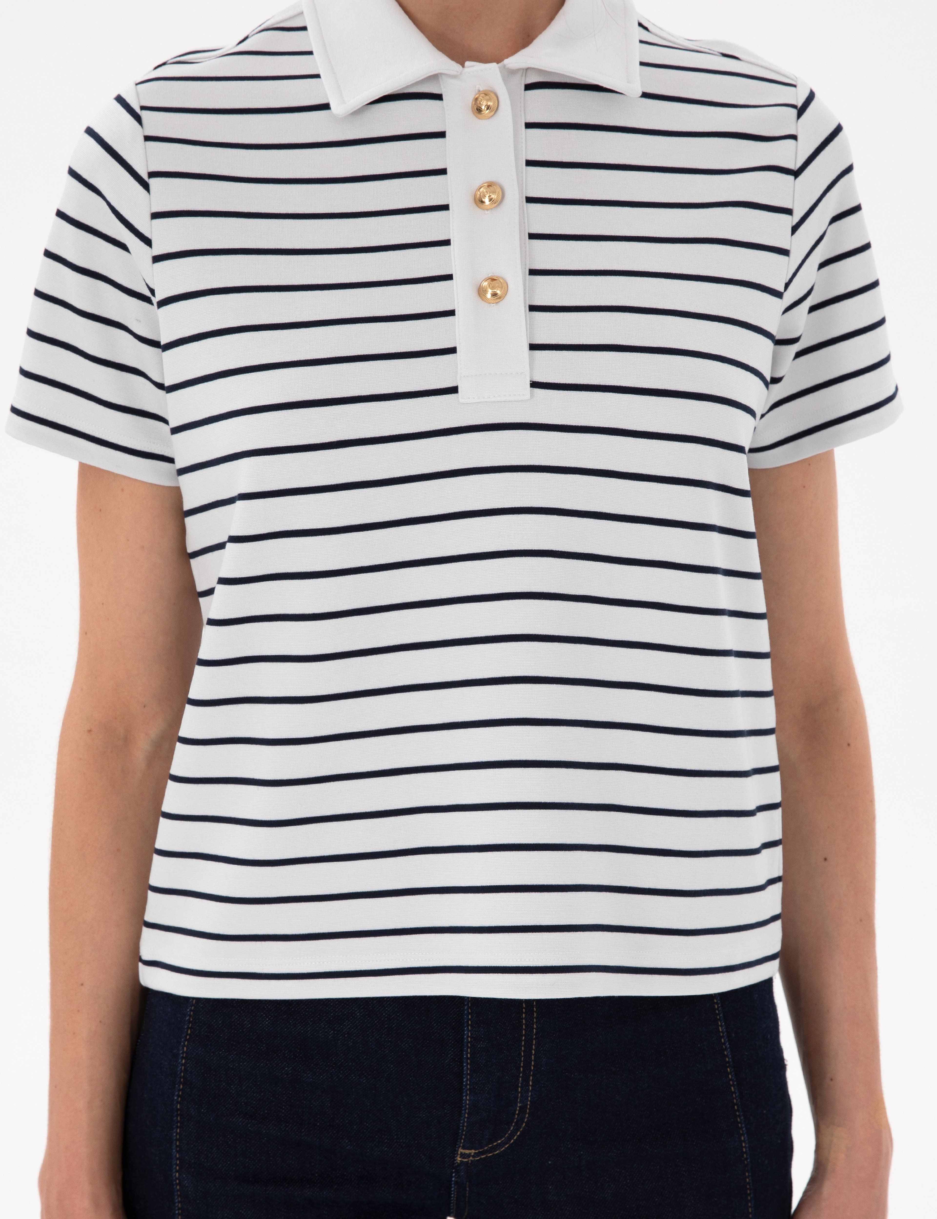 Lacivert Regular Fit Polo Yaka Tişört