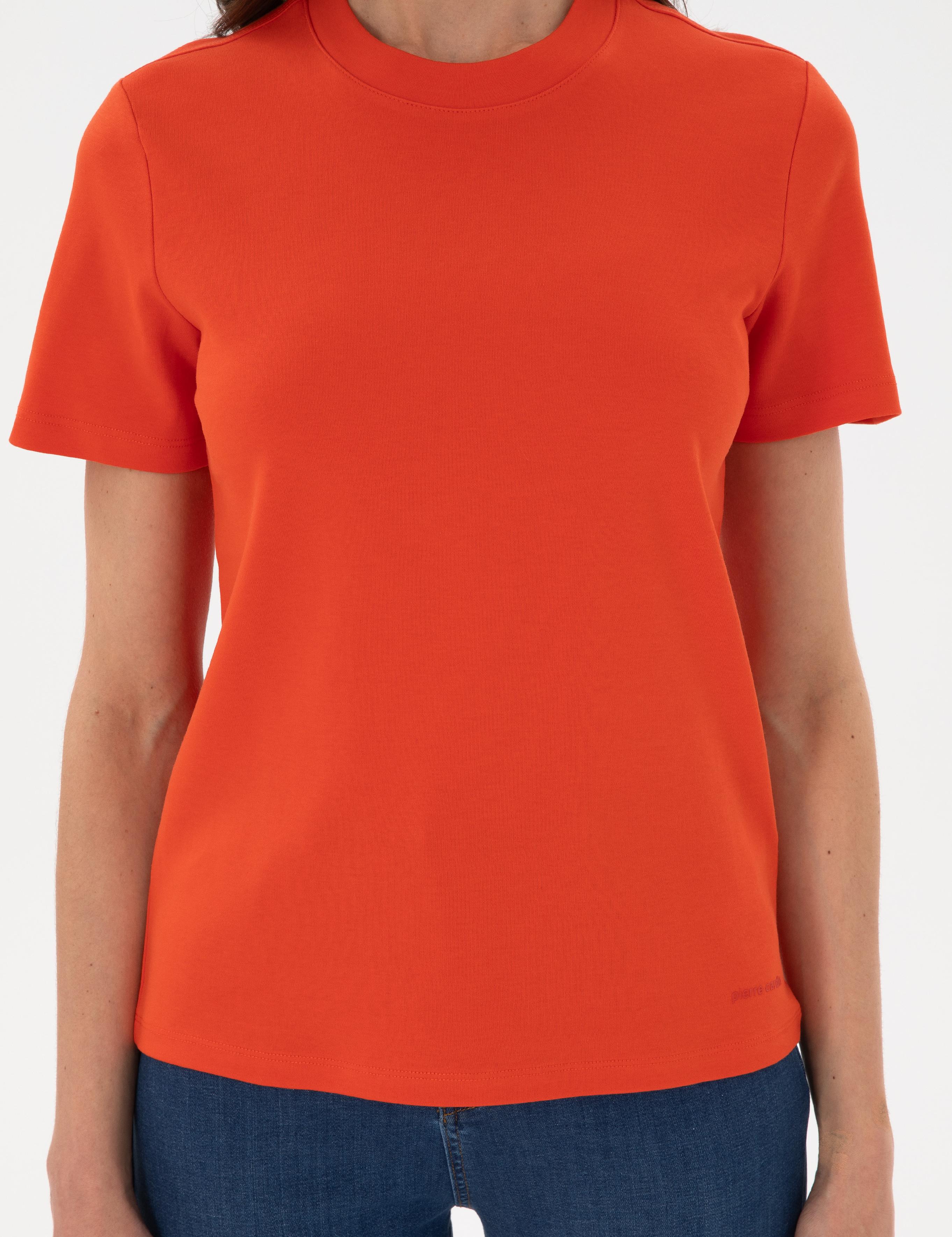 Kırmızı Bisiklet Yaka Basic Tişört