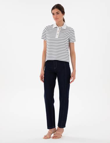 Lacivert Regular Fit Polo Yaka Tişört