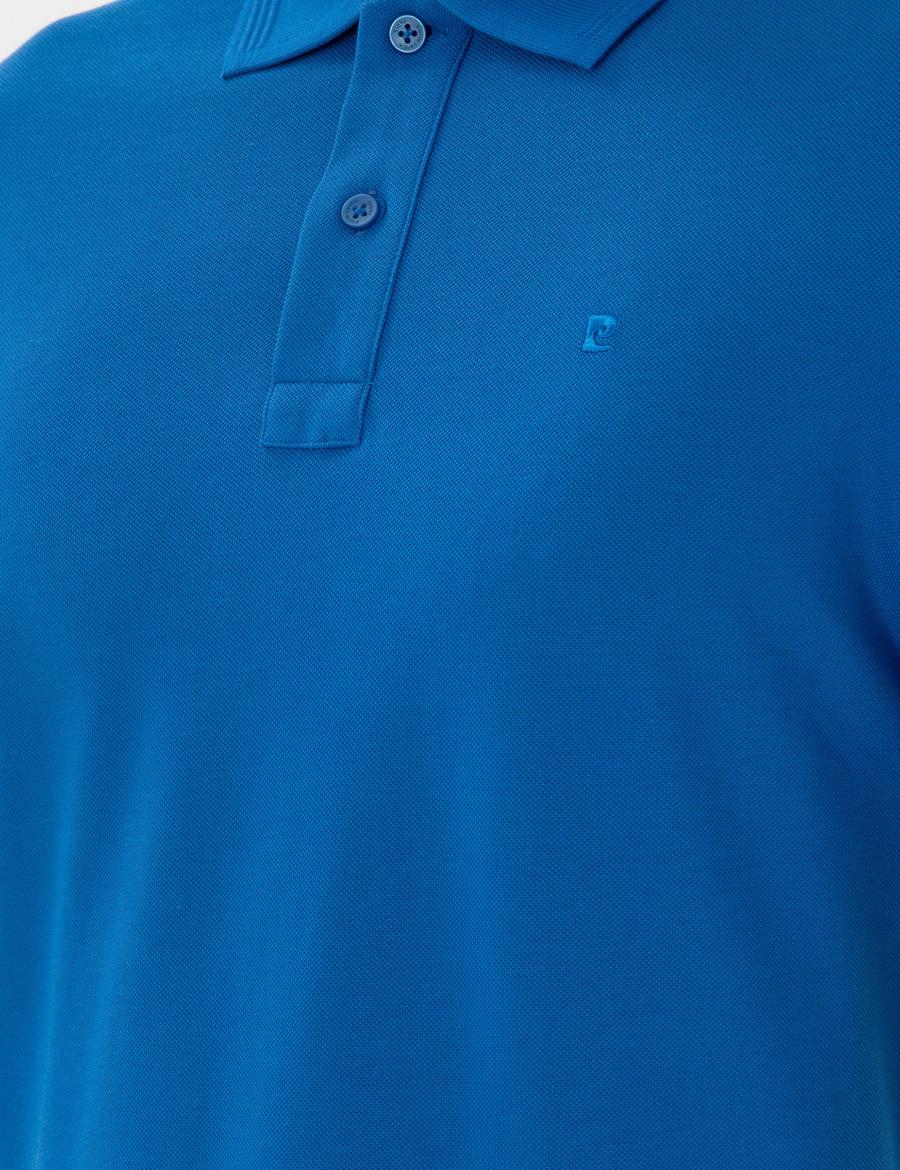 Saks Slim Fit Kıvrılmaz Polo Yaka Basic Tişört