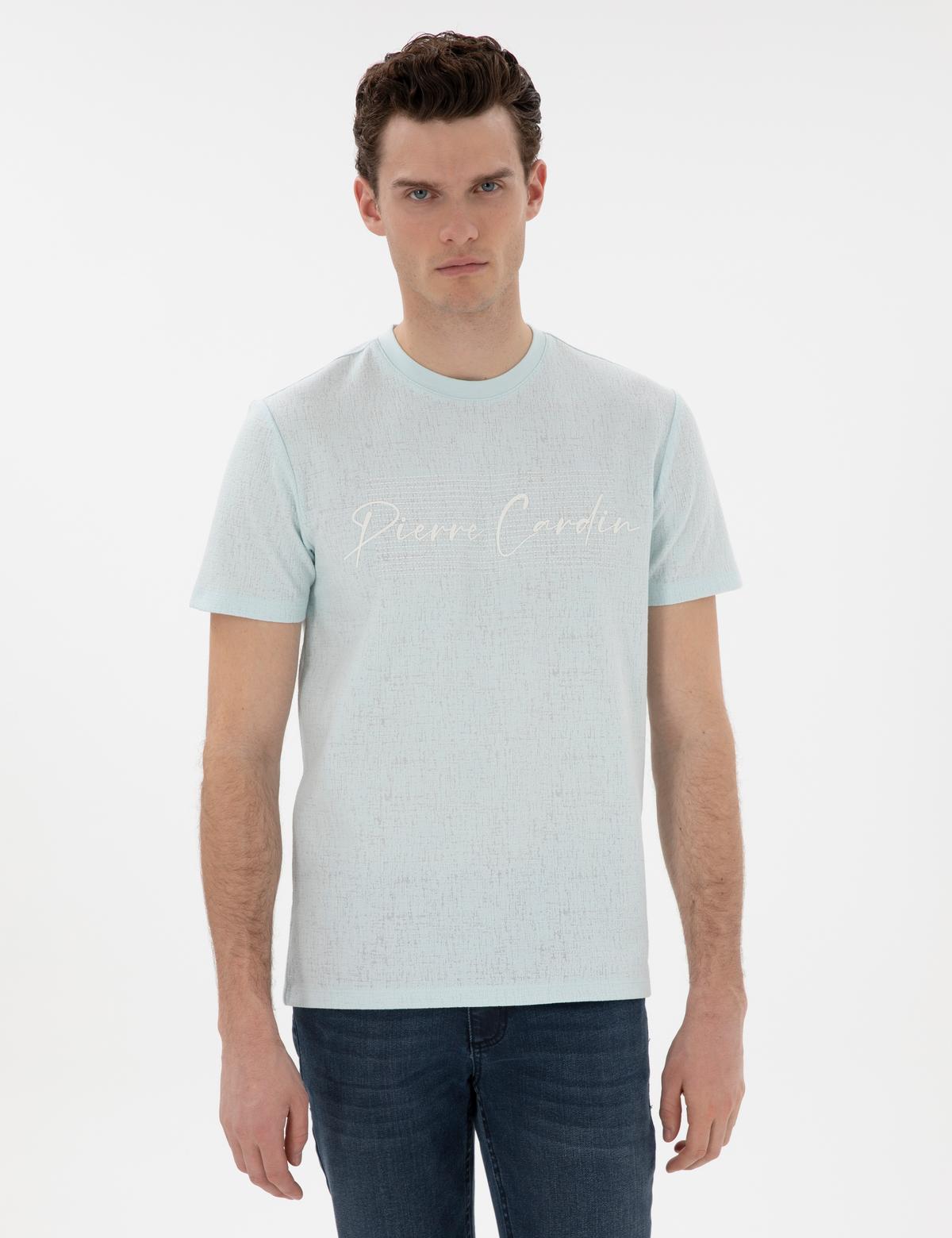 Su Yeşili Slim Fit Tişört