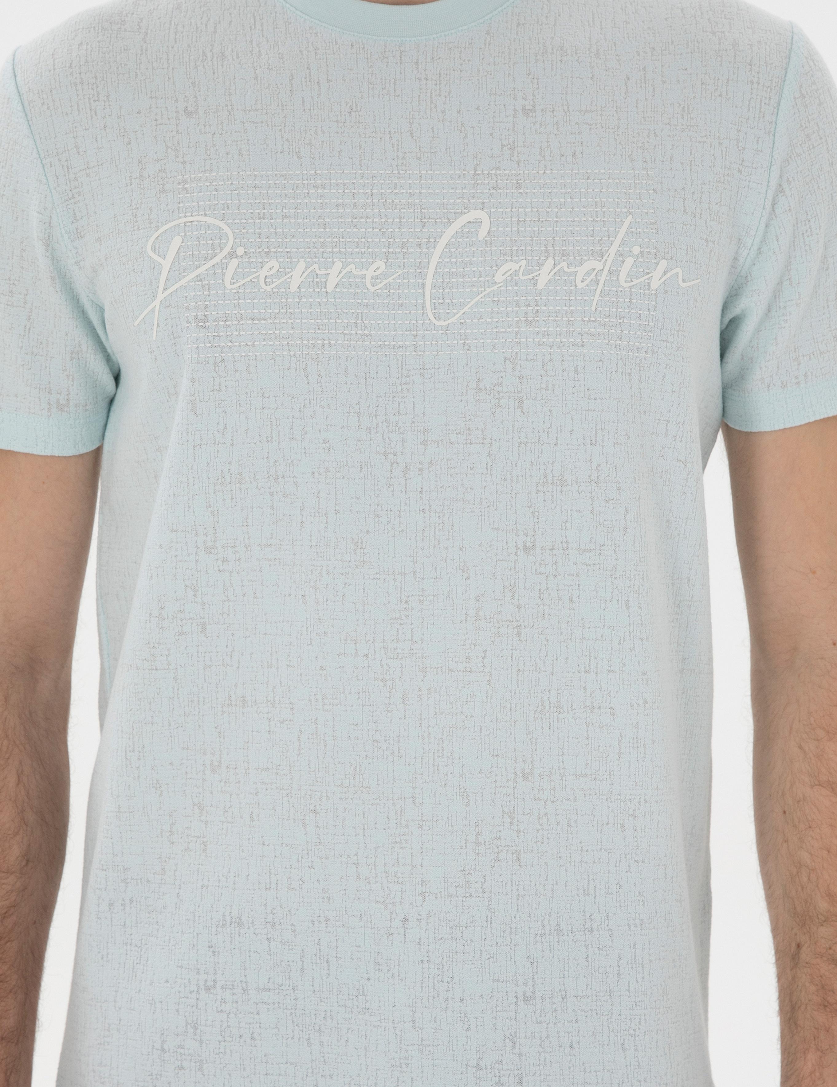 Su Yeşili Slim Fit Tişört