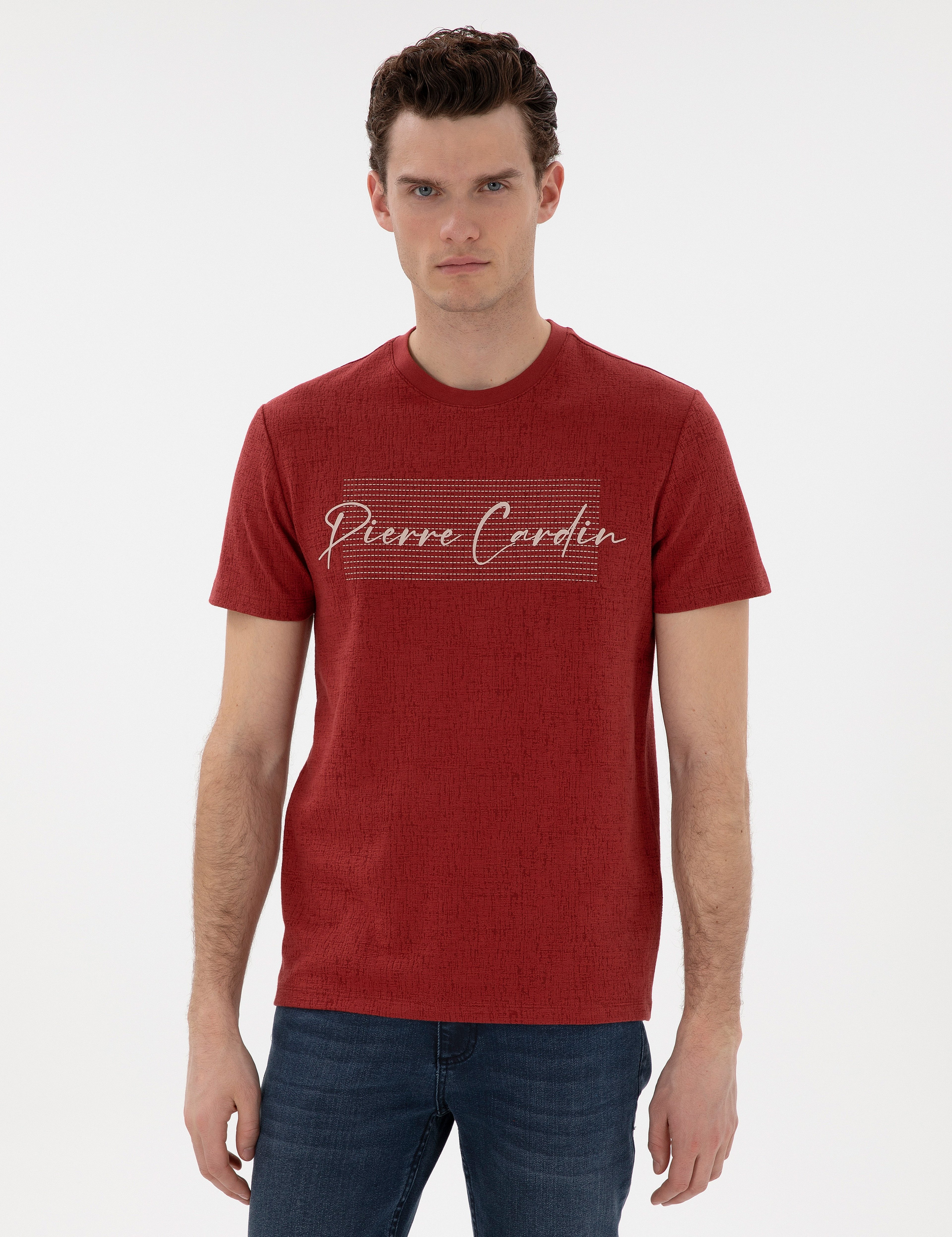 Nar Çiçeği Slim Fit Tişört