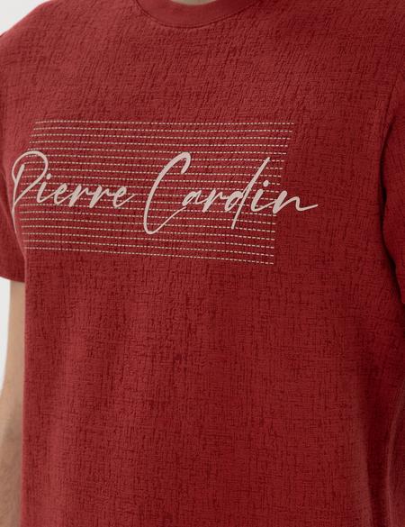 Nar Çiçeği Slim Fit Tişört - 50302567199