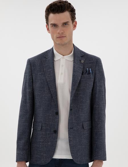 Lacivert Slim Fit Ceket - 50305821047