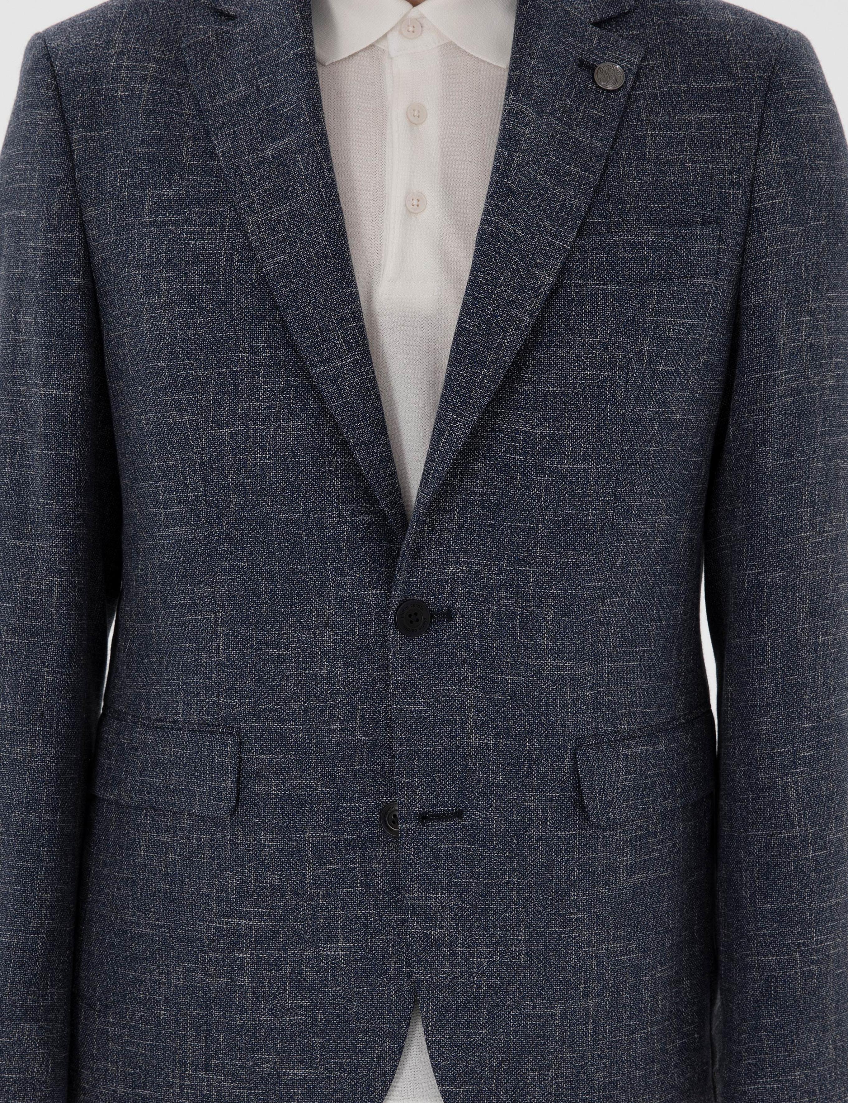 Lacivert Slim Fit Ceket