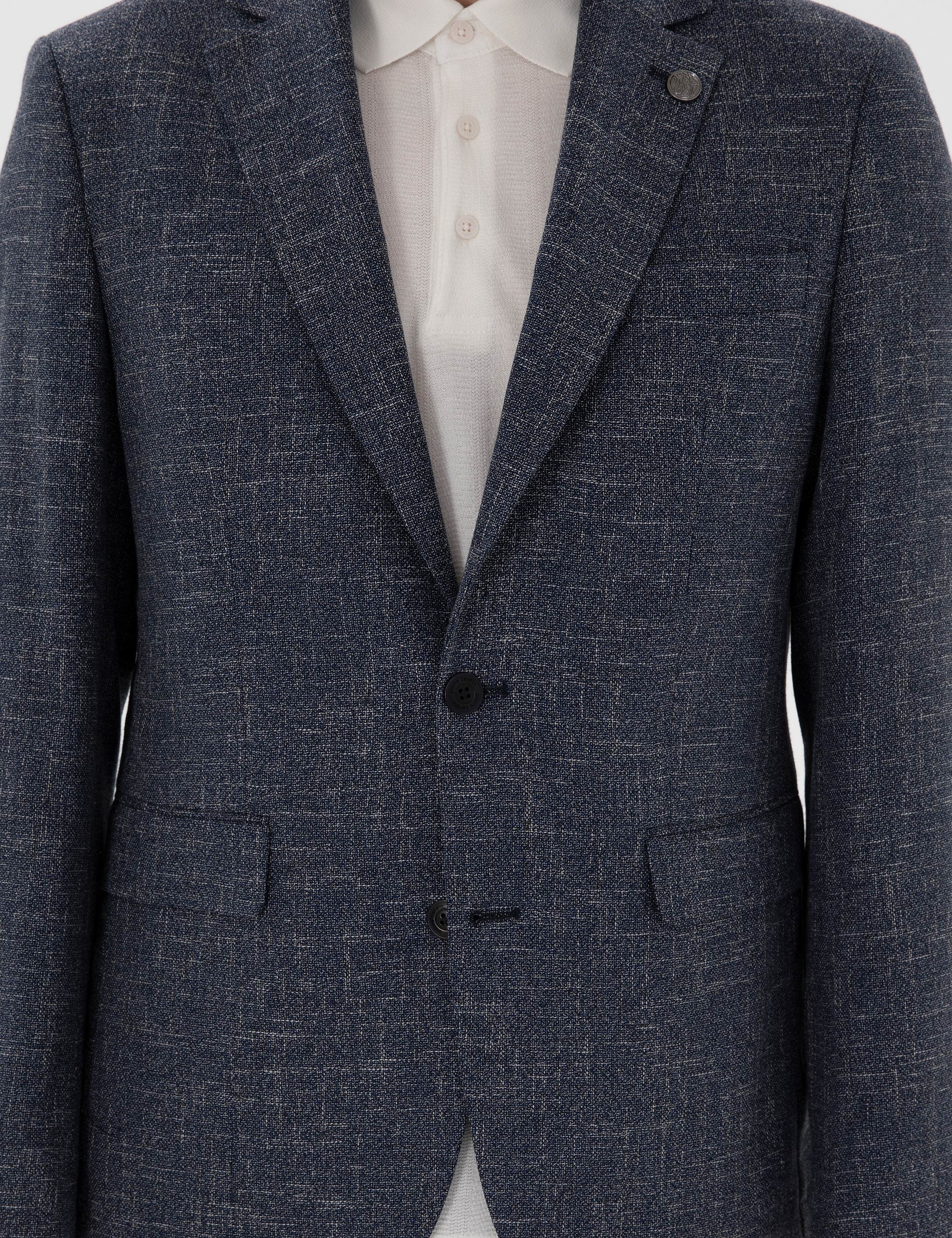 Lacivert Slim Fit Ceket