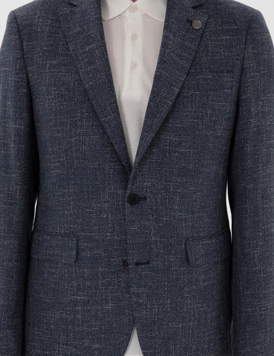 Lacivert Slim Fit Ceket