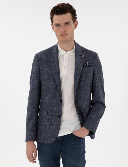 Lacivert Slim Fit Ceket - 50305821047