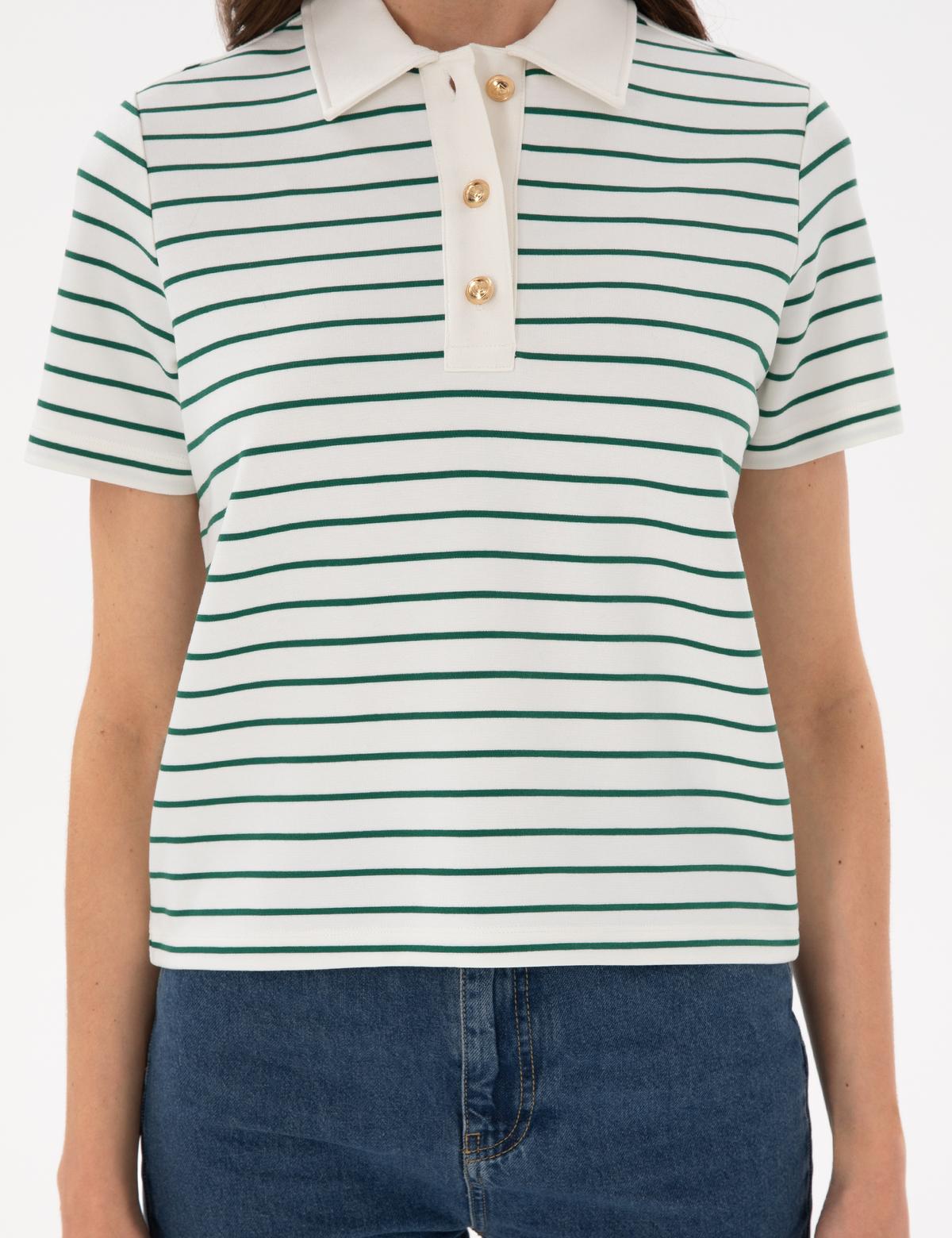 Yeşil Regular Fit Tişört - 50306322027