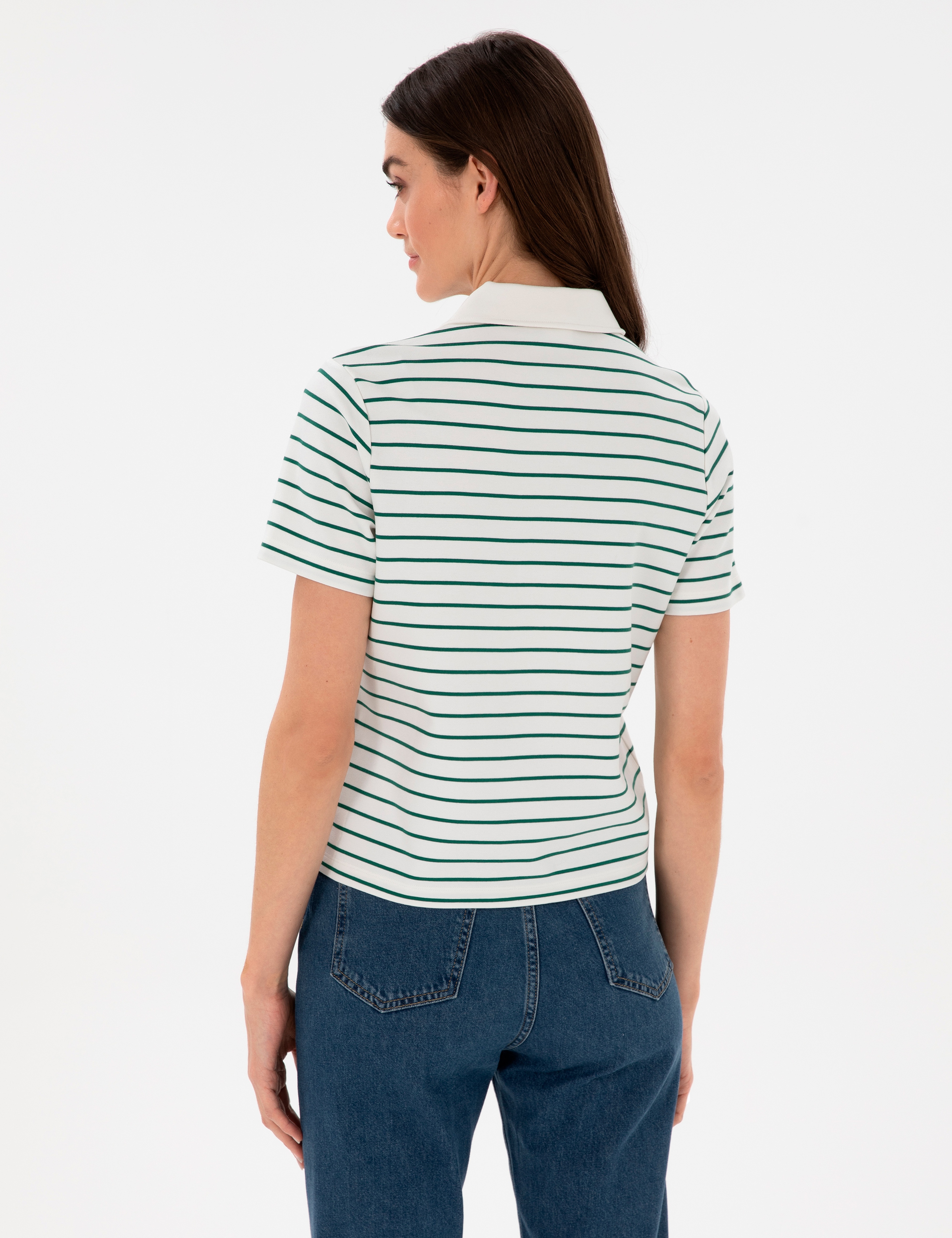 Yeşil Regular Fit Tişört - Image 5