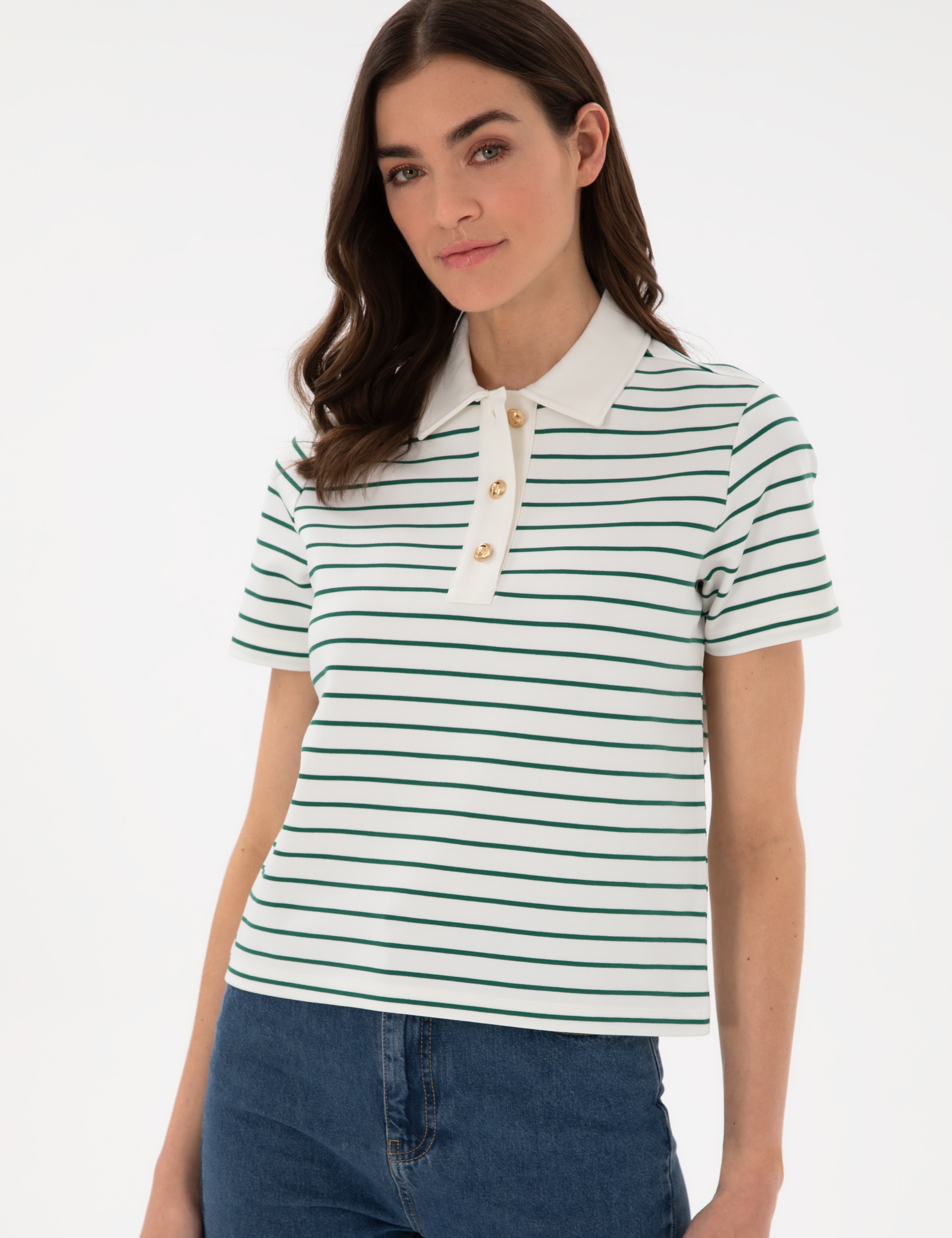 Yeşil Regular Fit Tişört - Image 3