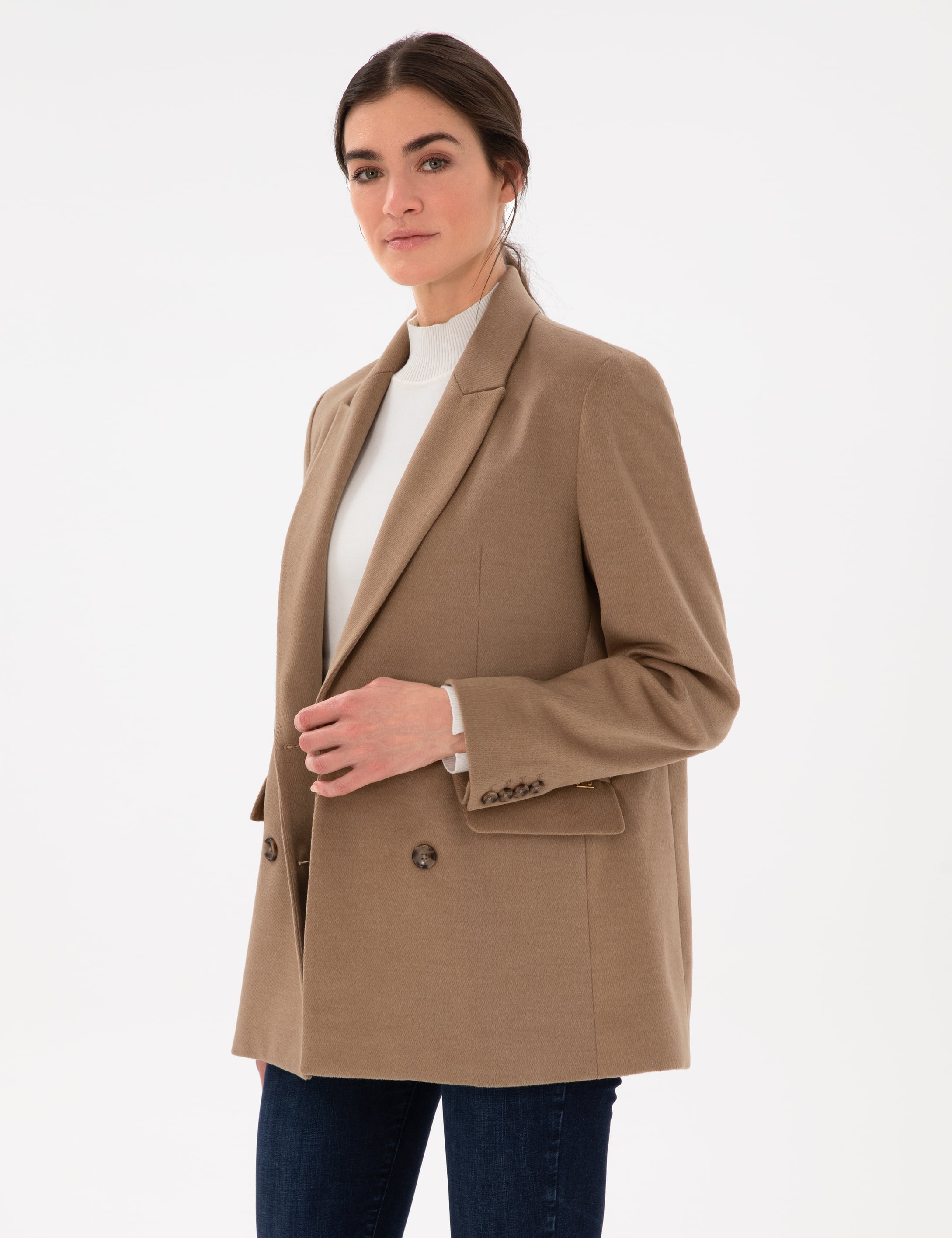 Camel Regular Fit Ceket