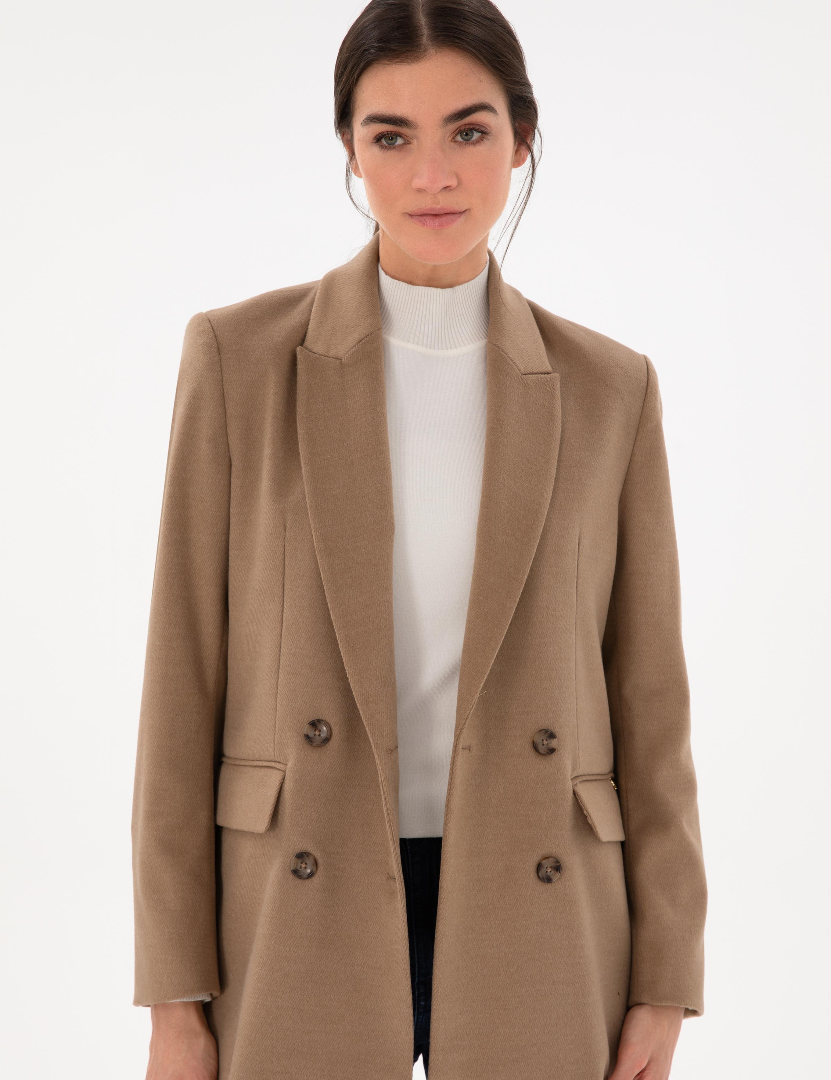 Camel Regular Fit Ceket