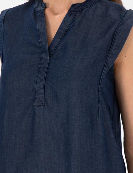 İndigo A Kesim Jean Elbise - 50306783022