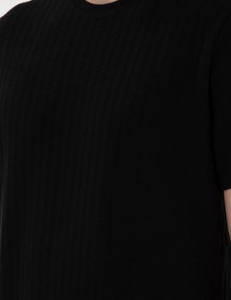 Siyah Regular Fit Tişört - 50302581044