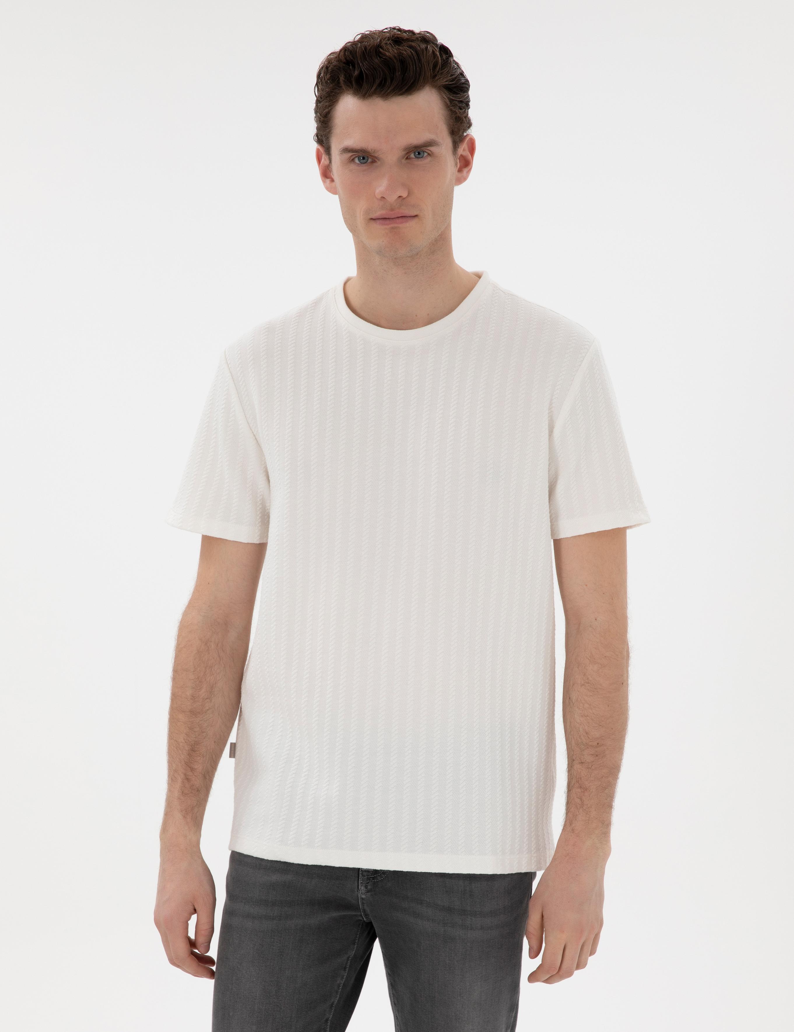 Ekru Regular Fit Tişört