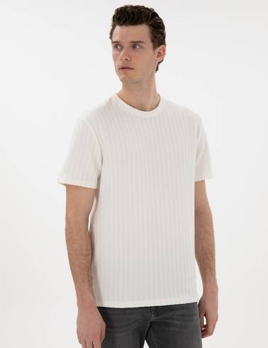 Ekru Regular Fit Tişört