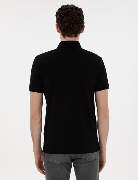 Siyah Slim Fit Tişört - 50302608043