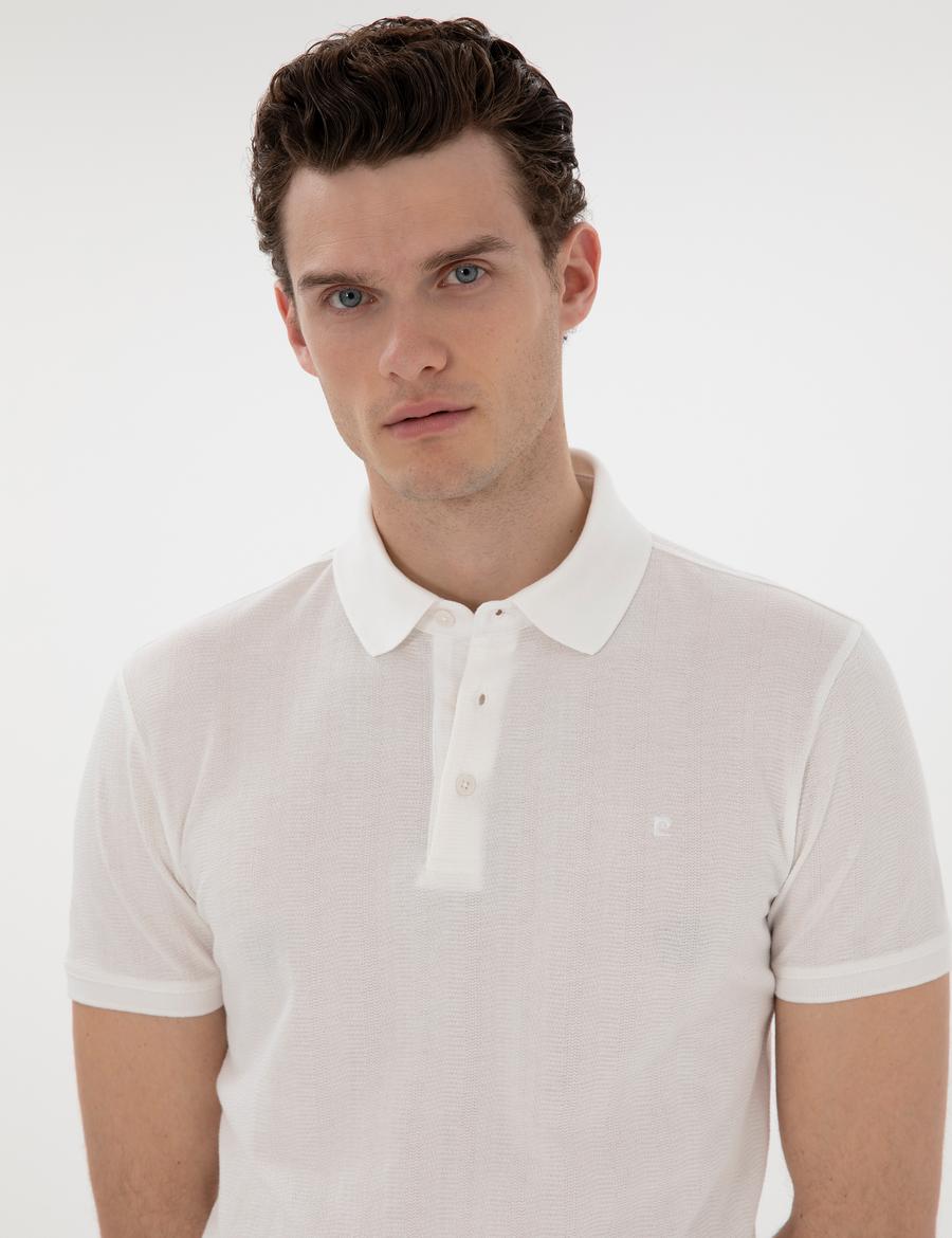 Beyaz Slim Fit Tişört