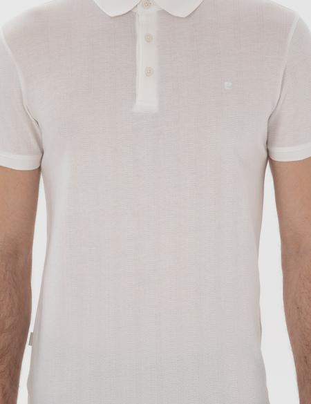 Beyaz Slim Fit Tişört - 50302608034