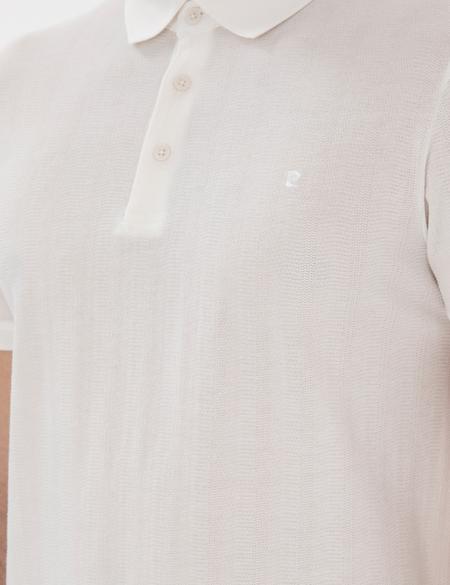 Beyaz Slim Fit Tişört - 50302608034