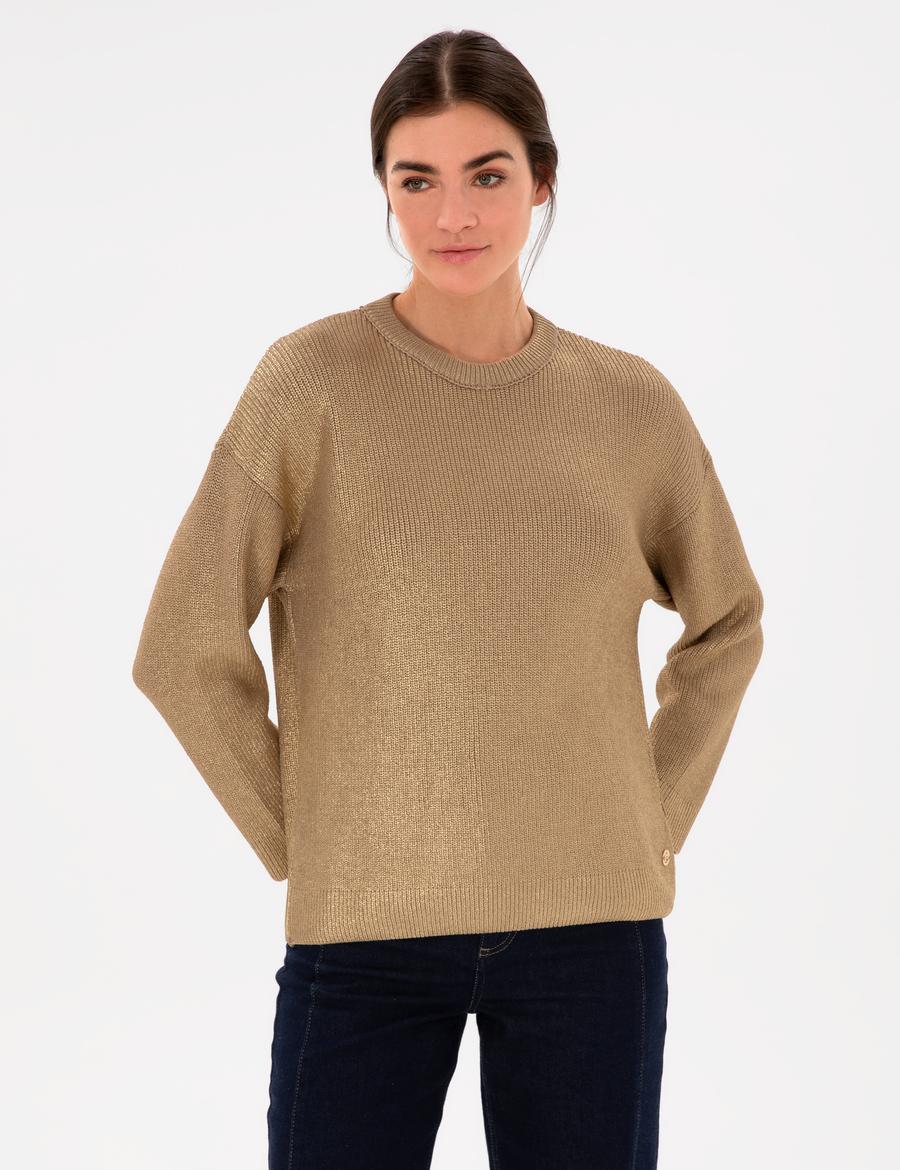 Bej Comfort Fit Kazak