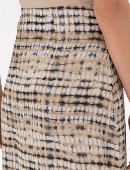 Bej A Kesim Dokuma Etek - 50301198003