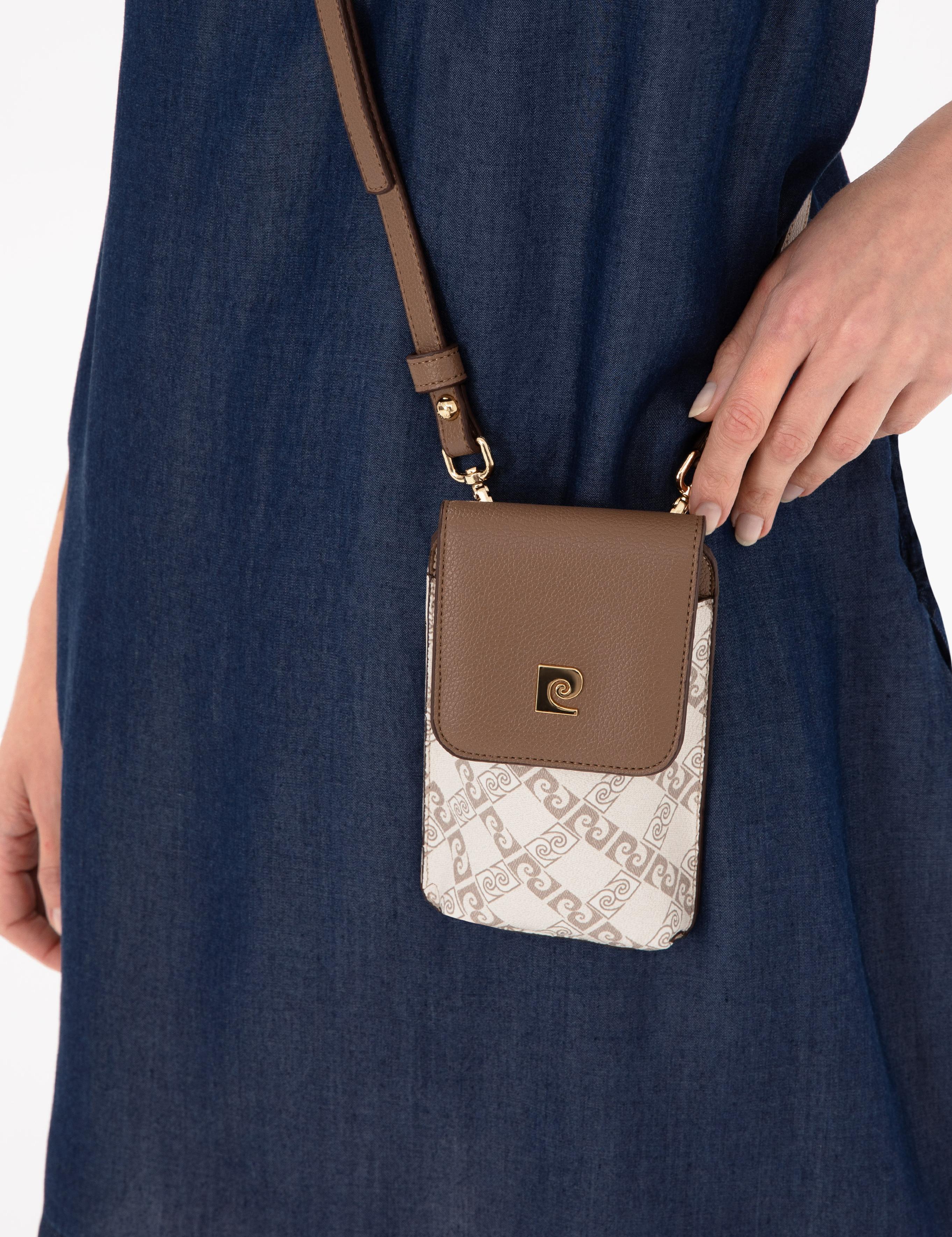 Bej Telefon Çantası