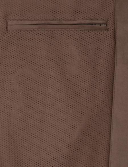 Vizon Gömlek Yaka Suni Deri Ceket - 50312345001