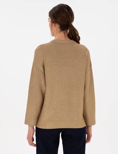 Bej Comfort Fit Kazak
