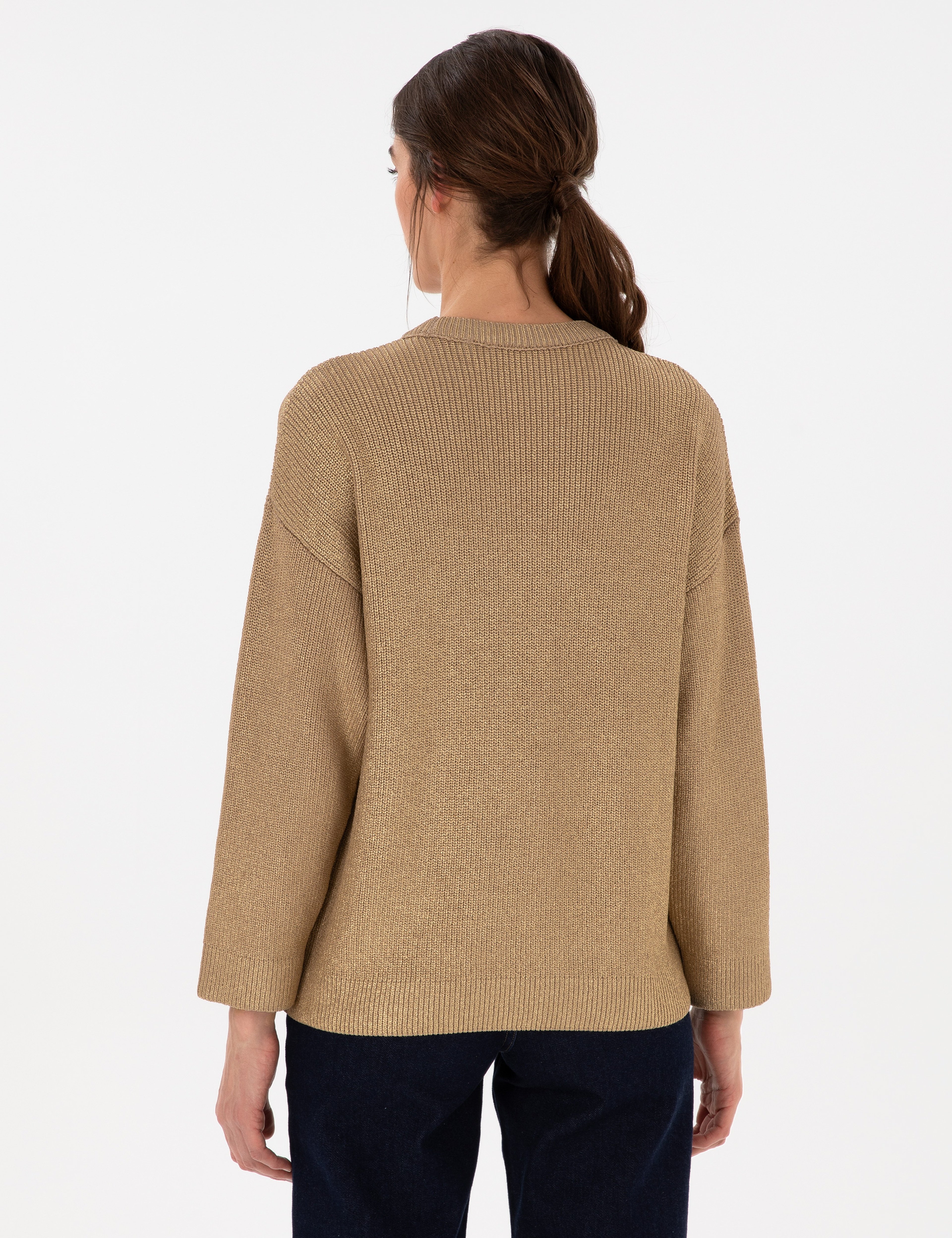 Bej Comfort Fit Kazak - Image 5
