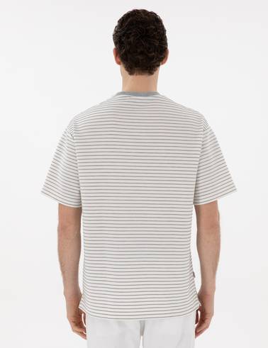 Ekru Comfort Fit Tişört