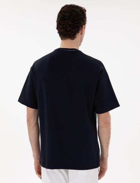 Lacivert Comfort Fit Tişört - 50306080014