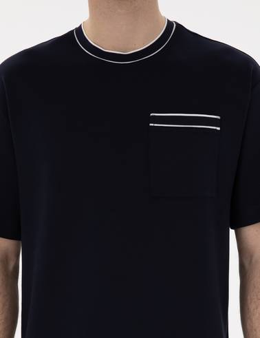 Lacivert Comfort Fit Tişört