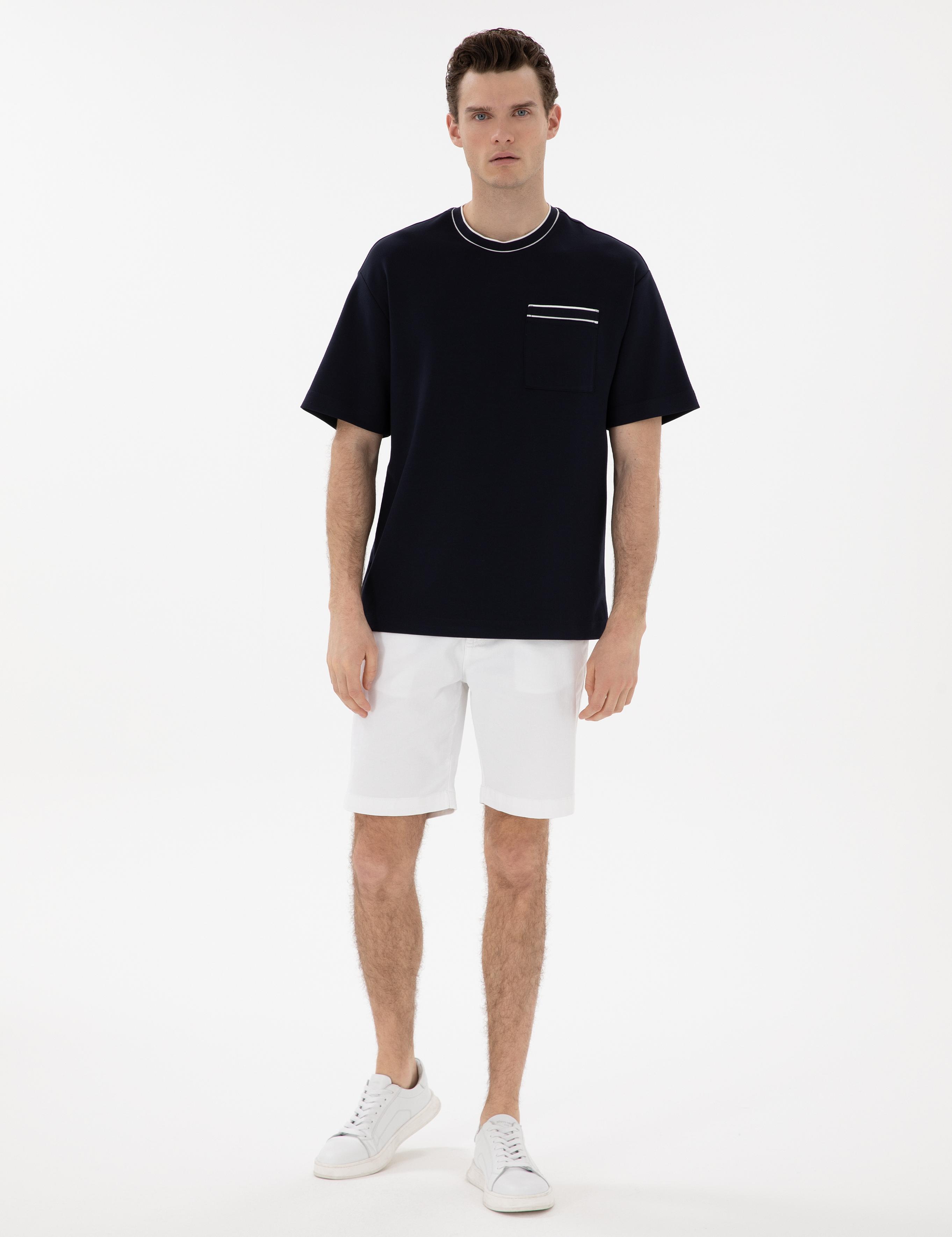 Lacivert Comfort Fit Tişört