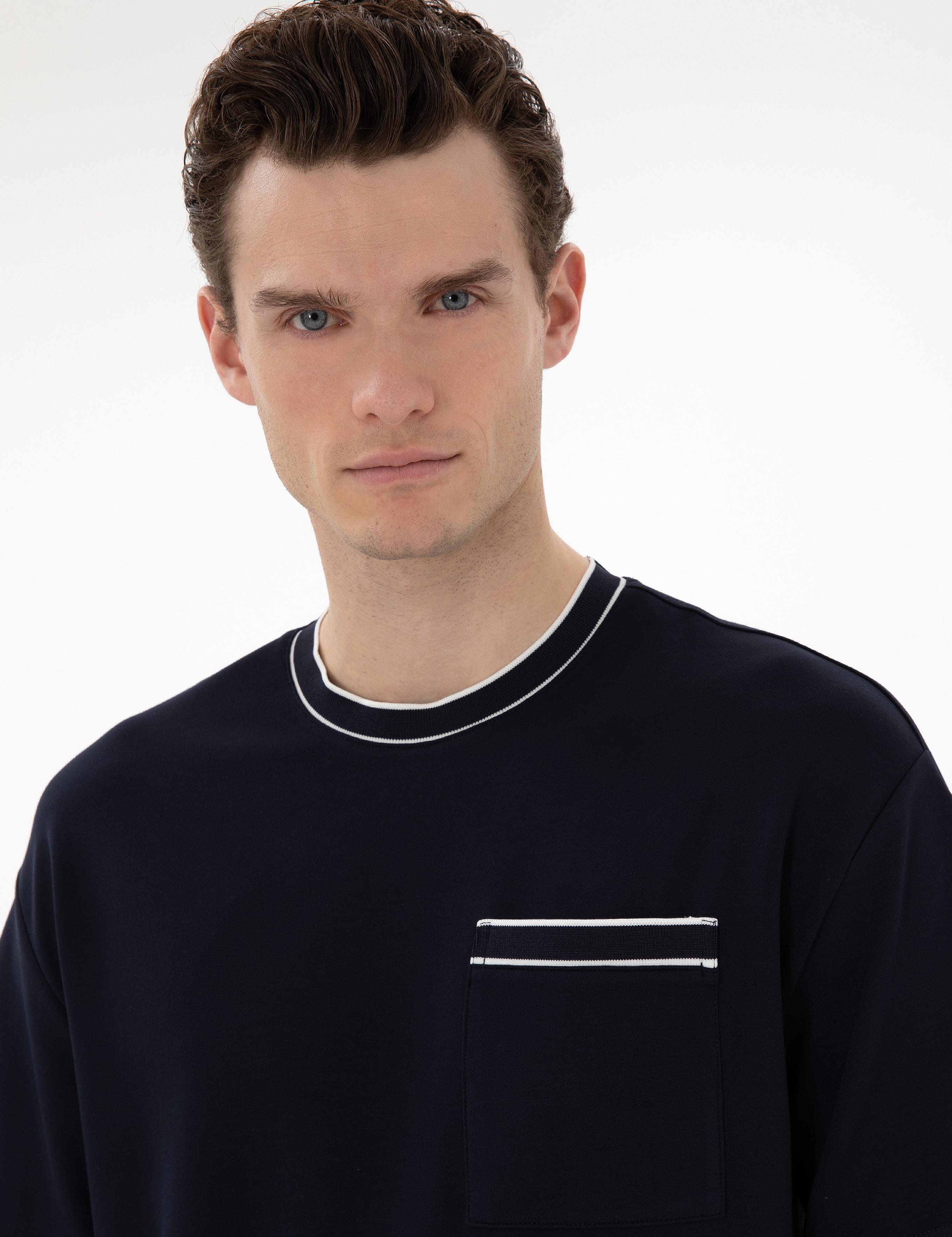 Lacivert Comfort Fit Tişört