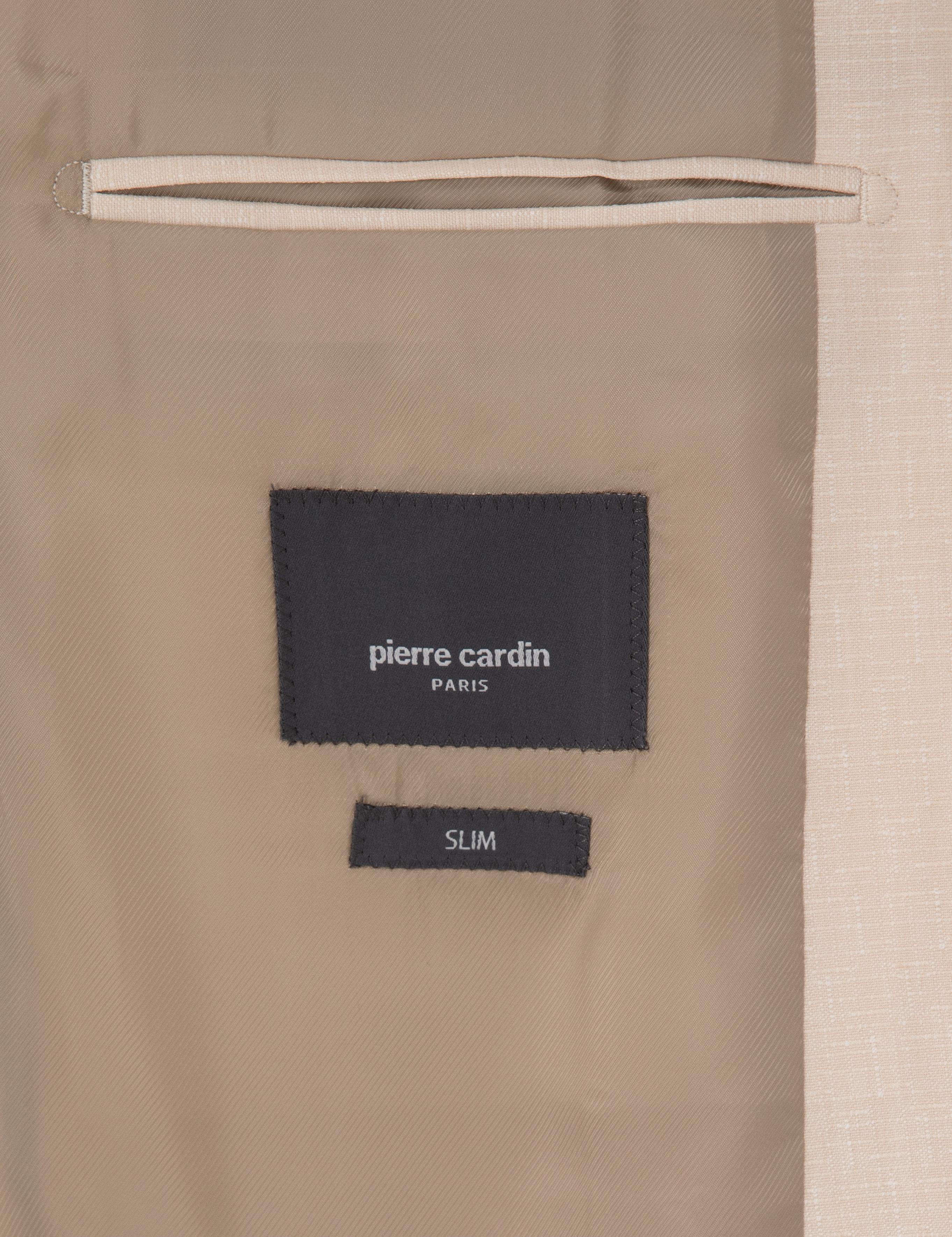 Bej Slim Fit Takım Elbise