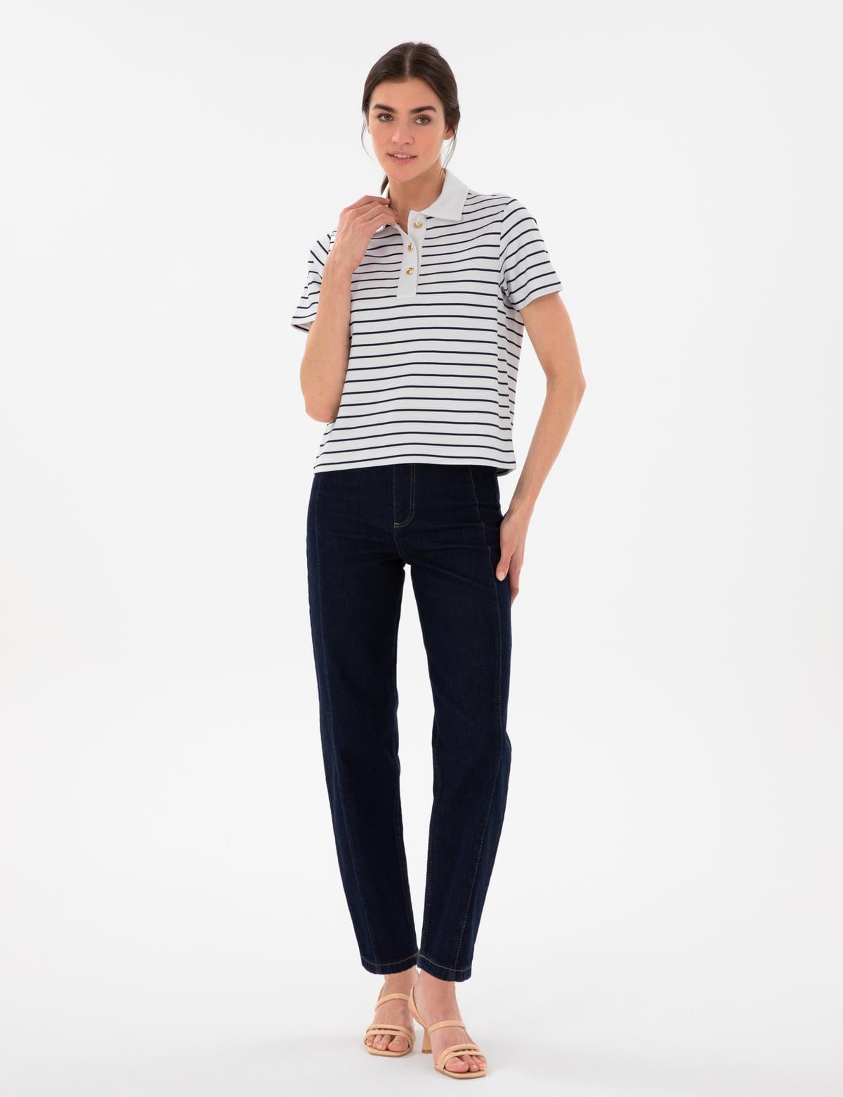 Koyu İndigo Balloon Jean Pantolon - 50301287010