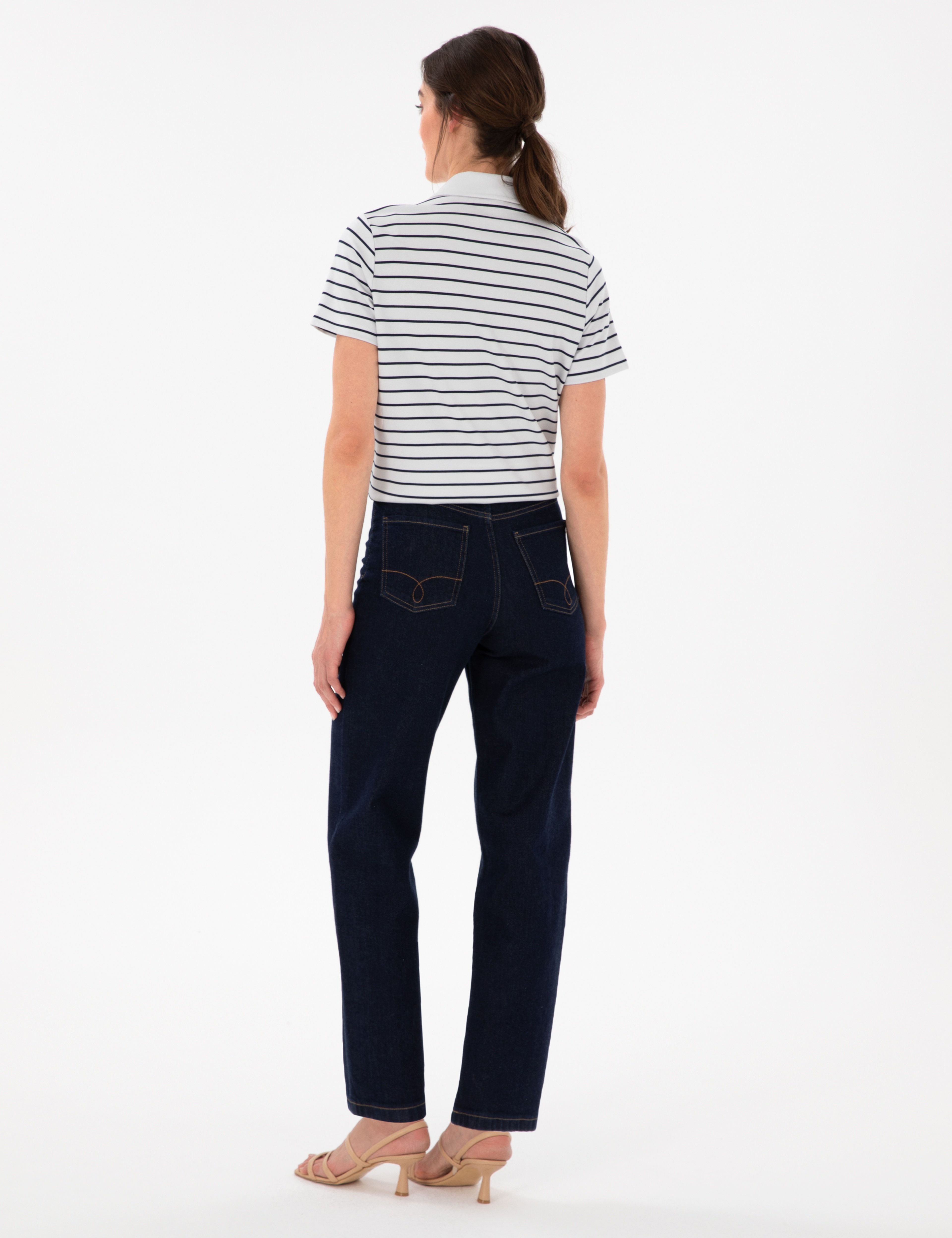 Koyu İndigo Balloon Jean Pantolon