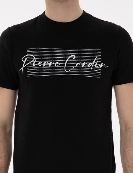 Siyah Slim Fit Tişört - 50302567044