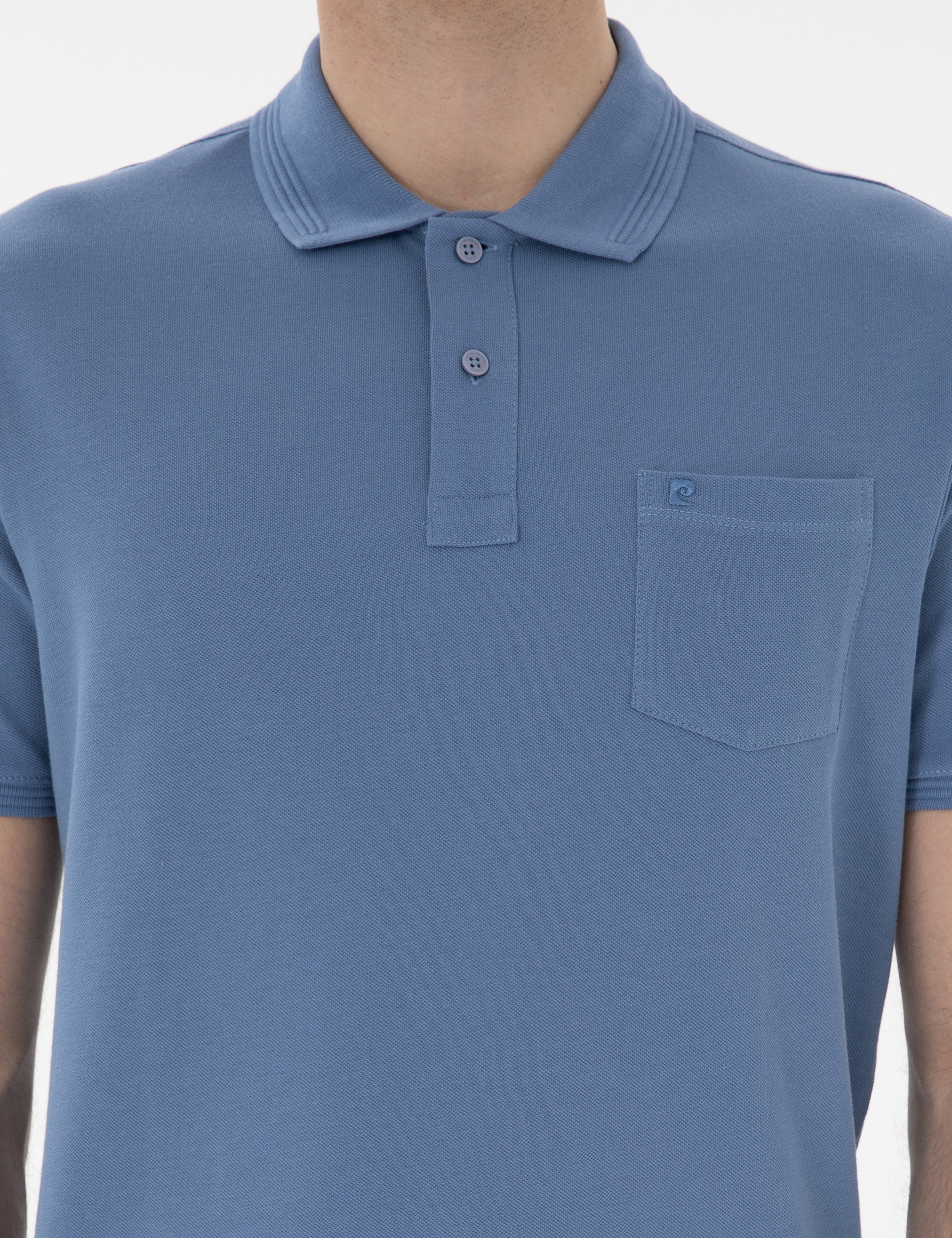 Mavi Regular Fit Kıvrılmaz Polo Yaka Basic Tişört