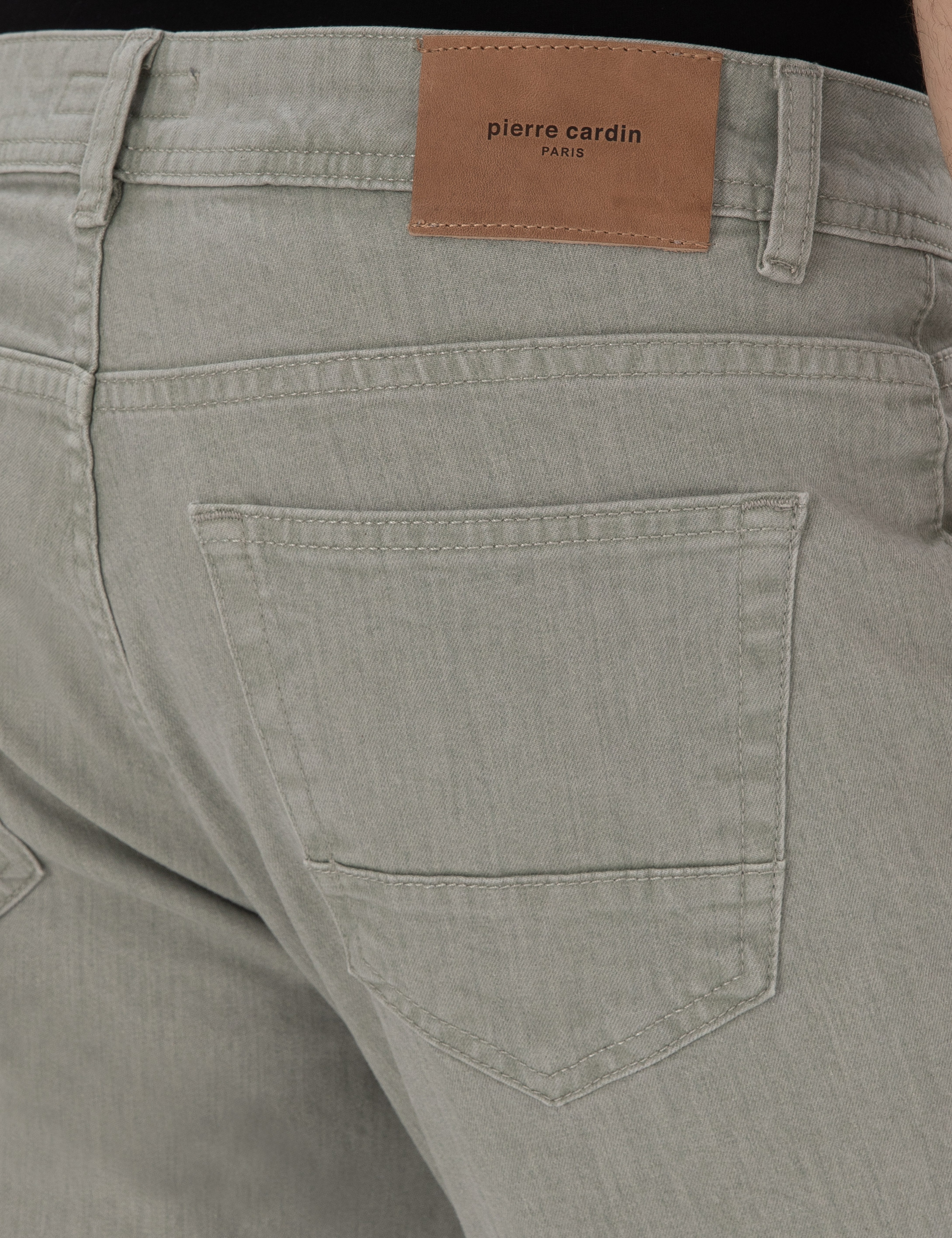 Haki Slim Fit Jean Pantolon - Image 6