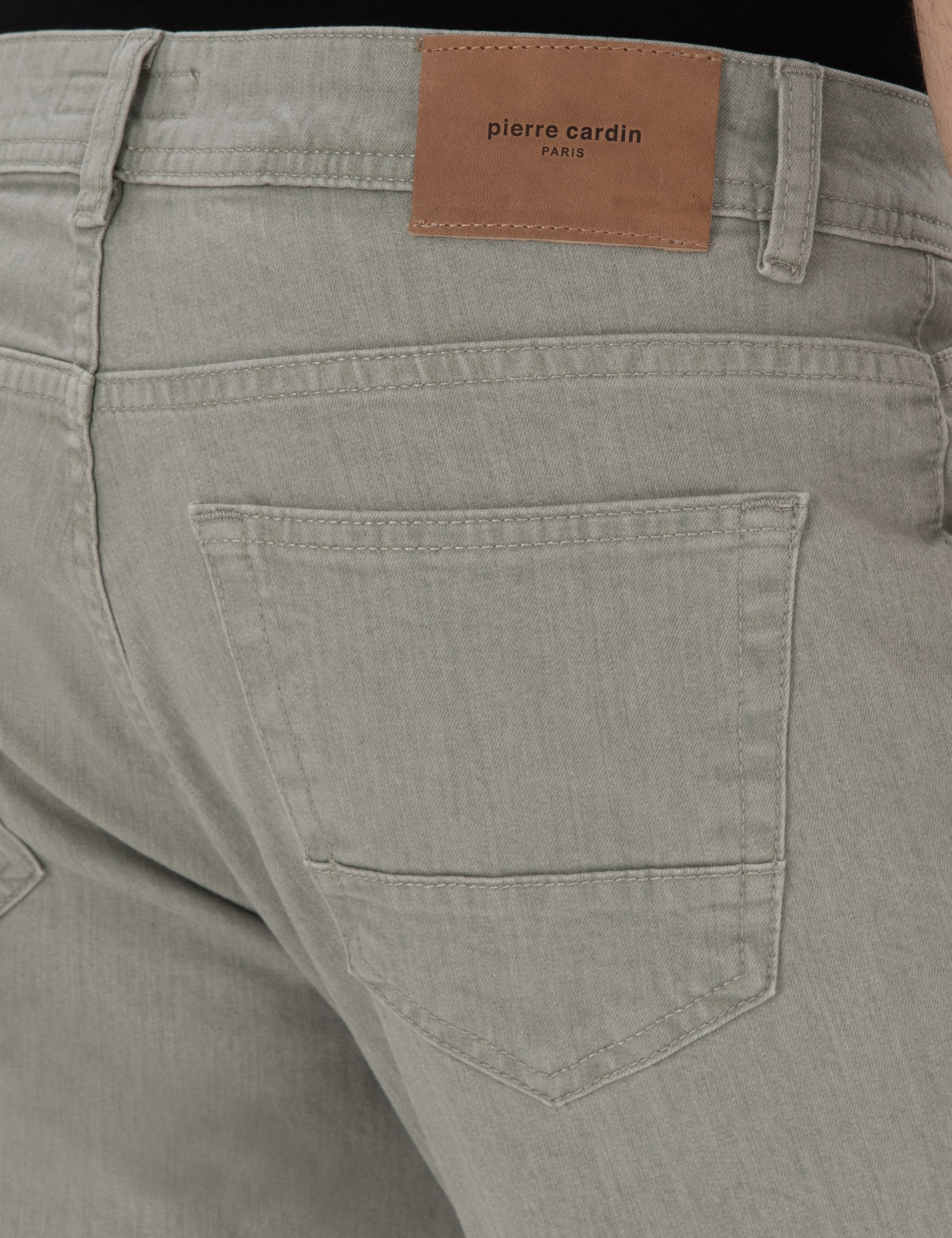 Haki Slim Fit Jean Pantolon