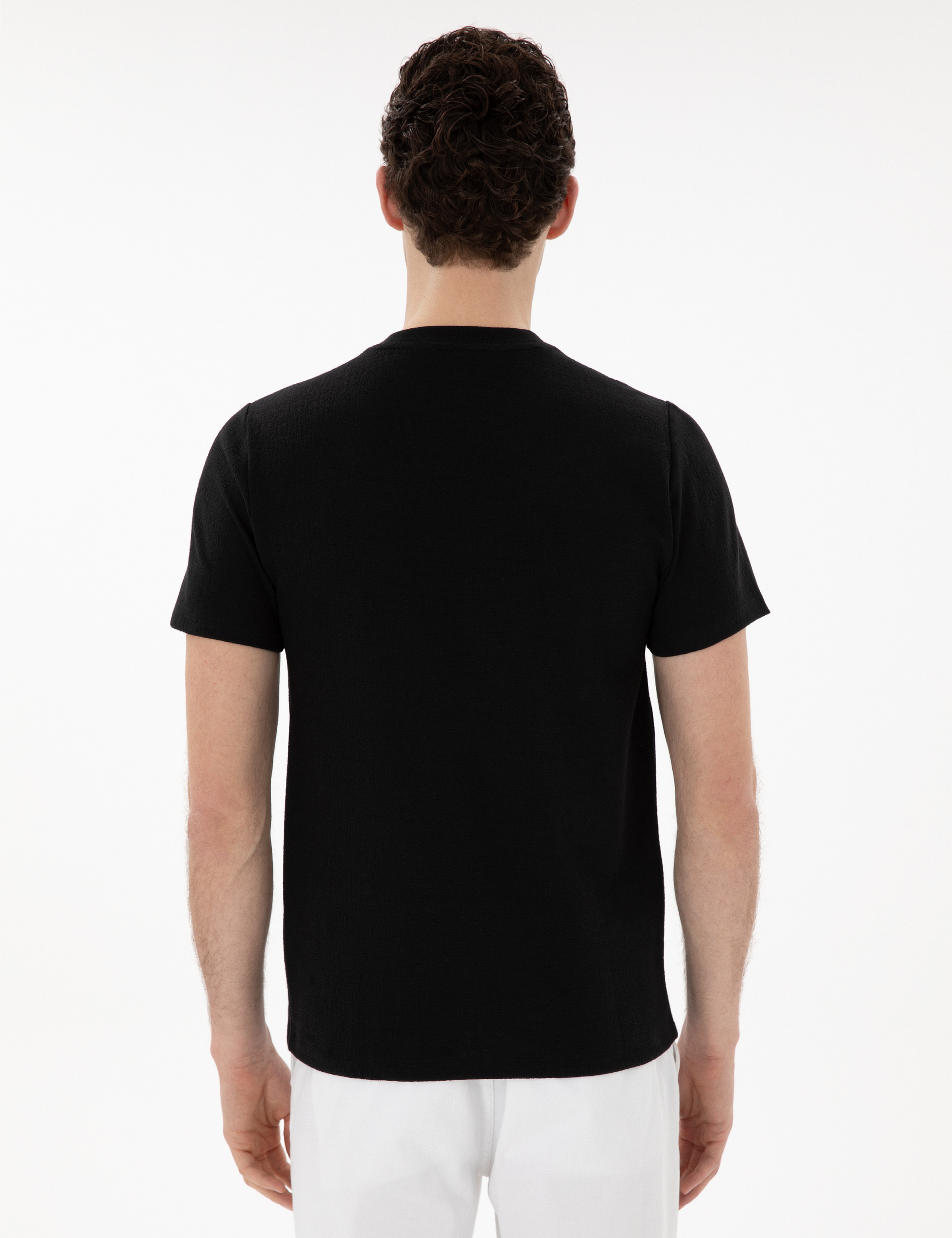 Siyah Slim Fit Tişört